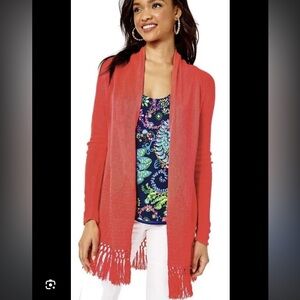 Lilly Pulitzer Tatum open cardigan- like new
